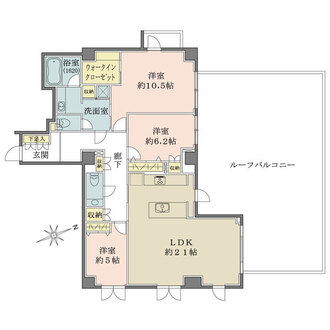 パークハウス西麻布の間取図