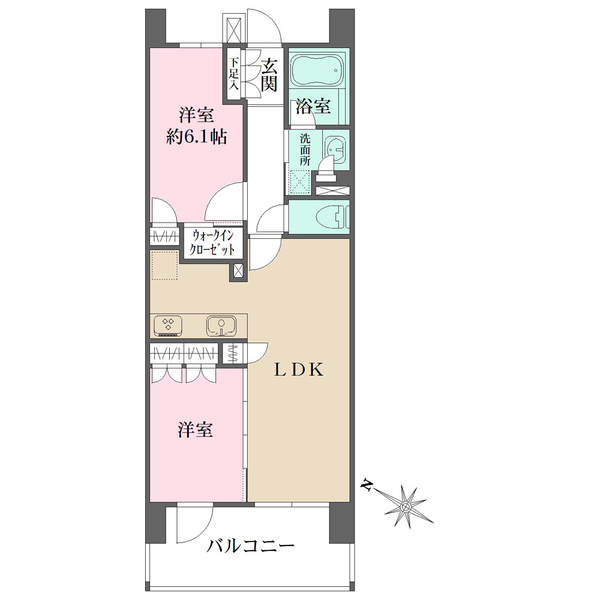 プレシス横濱山下町の間取図