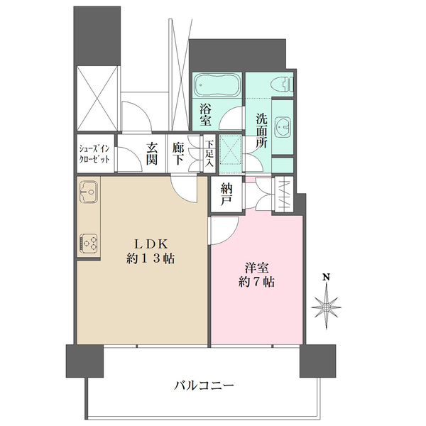 M.M.TOWERS　the　Eastの間取図