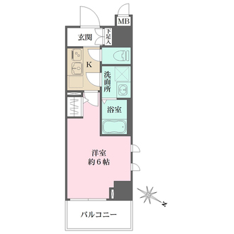 ガリシア武蔵小山の間取図