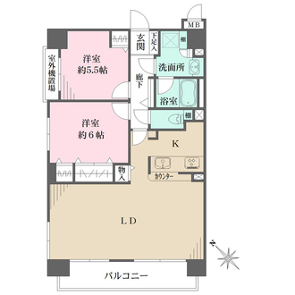 クリオ横浜高島町壱番館の間取図
