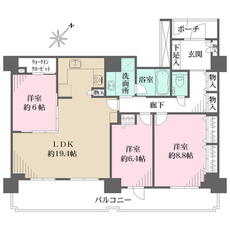 横濱ディアタワーの間取図