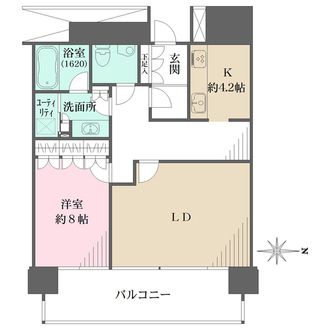 M.M.TOWERS　the　Westの間取図