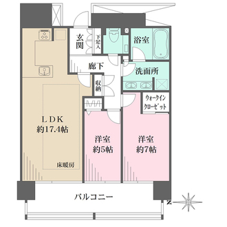 M.M.TOWERS　the　Eastの間取図