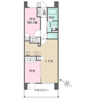 プレシス横濱山下町の間取図