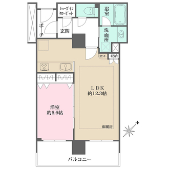 横濱ディアタワーの間取図