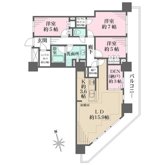 ソルクレスト川口　の間取図