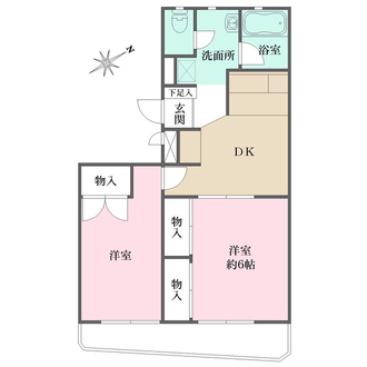 チサンマンション浦和岸町の間取図