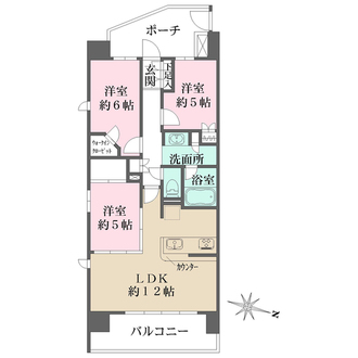 ウェリス大宮の間取図