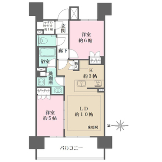 ザ・パークハウス浦和岸町の間取図