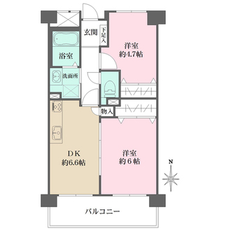 コスモ川口並木元町の間取図