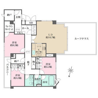 テラス目白の間取図