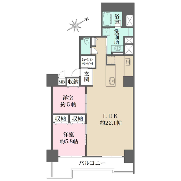 ルネ吉祥寺の間取図