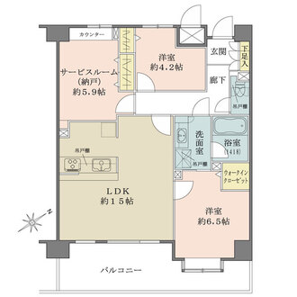 アーデル高井戸東の間取図