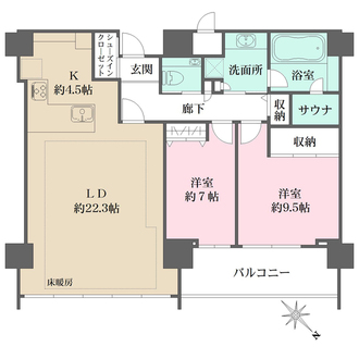THE ROPPONGI TOKYO　ザ・六本木東京の間取図