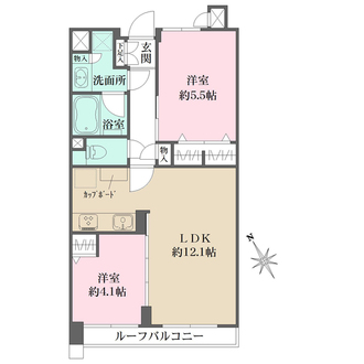 セーナ中野の間取図