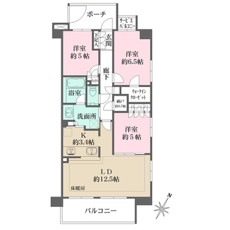 ヴィークコート大泉学園四季Gardenの間取図