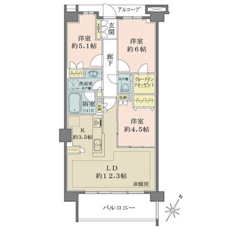 ヴィークコート大泉学園四季Gardenの間取図