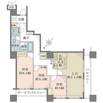コスモ東京ベイタワーの間取図