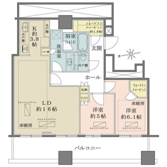 WORLD TOWER RESIDENCEの間取図