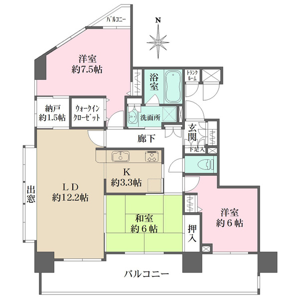 パークハウス東山サザンスクエアの間取図