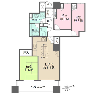 アーバンビューグランドタワーの間取図