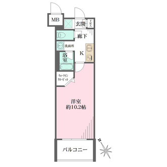 グラビスコート白島の間取図