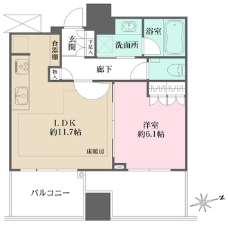 ザ・パークハウス広島タワーの間取図