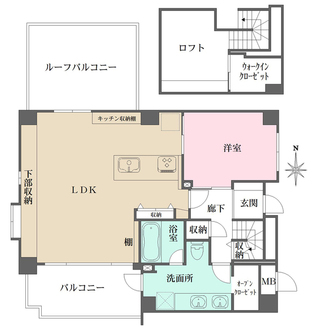 パークハウス東山・公園の街参番館の間取図