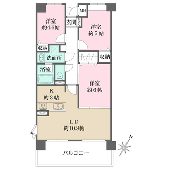 ファミール廿日市ウエステージの間取図