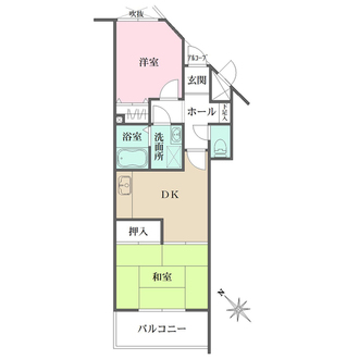 グローバル戸坂の間取図