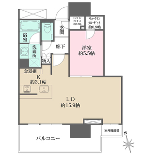 ザ・パークハウス広島タワーの間取図