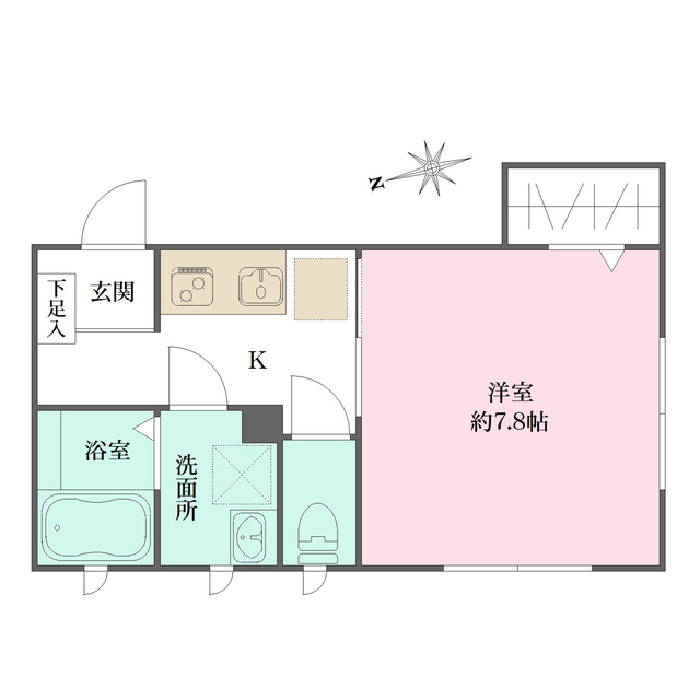 フィカーサ五日市の間取図
