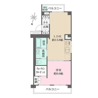 ＮｅｏＡｌｅｓ　ｍｉｄｏｒｉｍａｃｈｉの間取図