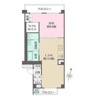 ＮｅｏＡｌｅｓ　ｍｉｄｏｒｉｍａｃｈｉの間取図