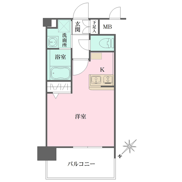 エンクレスト博多駅東IIの間取図