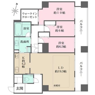 百道タワーの間取図