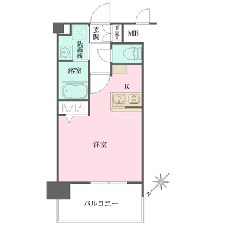 エンクレスト博多駅東IIの間取図