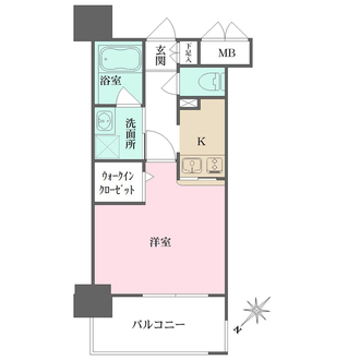 エンクレスト舞鶴IIの間取図