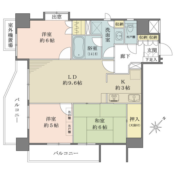藤和シティホームズ駒込駅前の間取図
