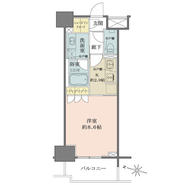 クレヴィア本郷の間取図