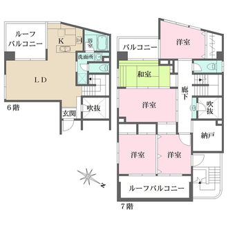 K・Sビルの間取図