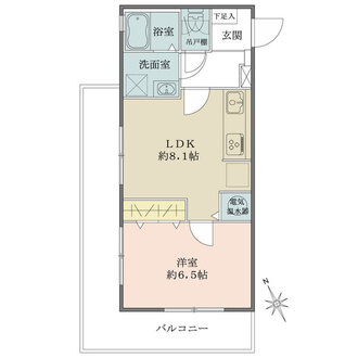 マンション小石川の間取図