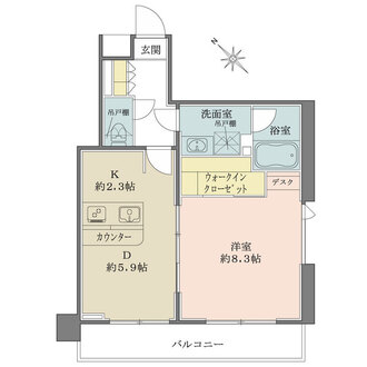 デュオ・スカーラ池之端の間取図