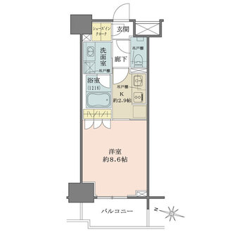 クレヴィア本郷の間取図