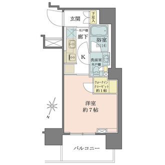 パークリュクス本駒込ステーションプレミアの間取図