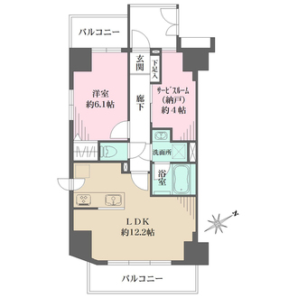 藤和シティコープ日吉北の間取図