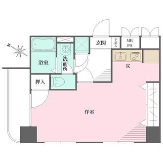 ファーストクラス川崎の間取図