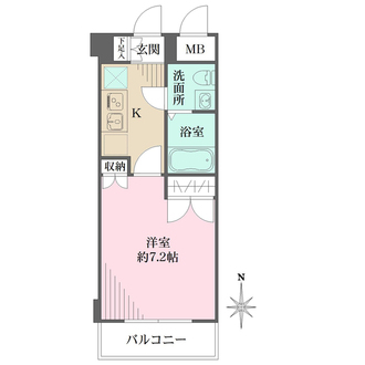 ヴェルステージ武蔵小杉の間取図