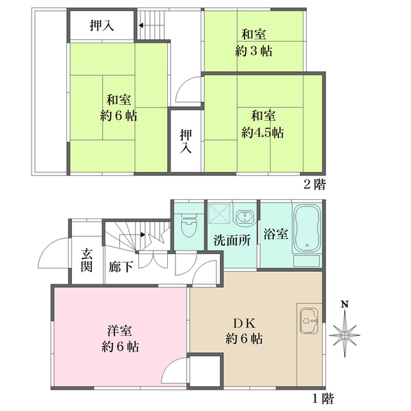 土地建物の間取図